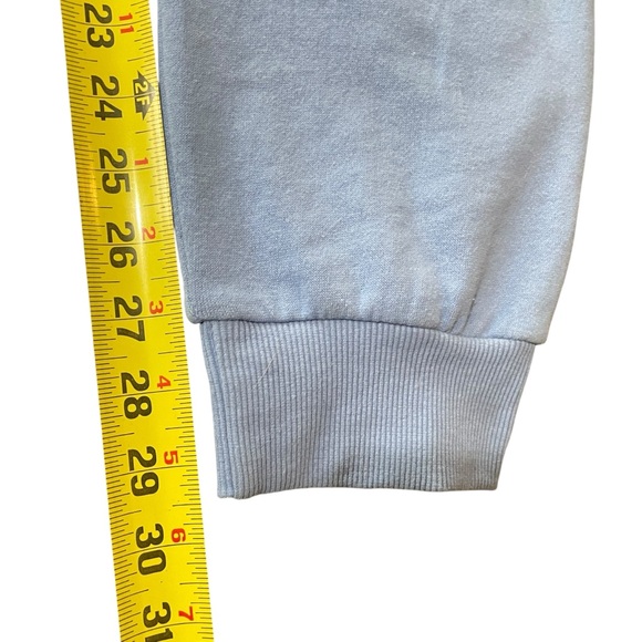 PINK FLOYD Mens Size M Graphic “Wish You Were Here” Sweatpants Joggers- Sky Blue - Picture 3 of 8